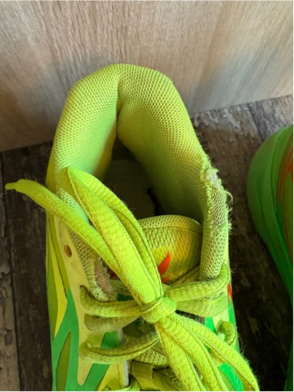 Puma x LaMelo Ball Nickelodeon Slime Basketball Sneakers Neon Green